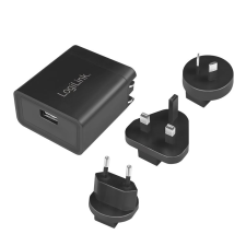 LogiLink USB csatlakozós utazó adapter 10.5W (PA0187) (PA0187) mobiltelefon kellék
