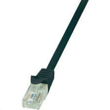 LogiLink UTP patch kábel CAT5e 0.5m fekete (CP1023U) (CP1023U) kábel és adapter