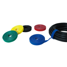 LogiLink vágható tépőzáras kábelkötegelő, 4m x 16mm - zöld villanyszerelés