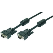 LogiLink VGA kábel, 2x Ferrit HQ, 10m audió/videó kellék, kábel és adapter