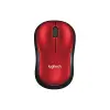 Logitech Egér vezeték nélküli LOGITECH M185 2,4 Ghz 1000 DPI piros