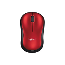 Logitech Egér vezeték nélküli LOGITECH M185 2,4 Ghz 1000 DPI piros egér