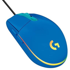 Logitech G203 Vezetékes Gaming, Kék (910-005798) egér