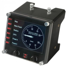 Logitech G Saitek Pro Flight Instrumental Panel Műszerfal Black videójáték kiegészítő