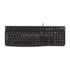 Logitech K120 billentyűzet USB US (fekete) (920-002509)