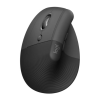Logitech Lift balkezes függőleges ergonómikus vezeték nélküli egér grafitszürke (910-006474) (910-006474)