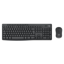 Logitech MK370 Wireless billentyűzet + optikai egér Black UK (920-012073) billentyűzet