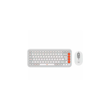Logitech Pop Icon Combo Bluetooth Billentyűzet US + Egér - Fehér / Szürke (920-013141) billentyűzet