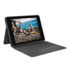 Logitech Rugged Folio for iPad (10th gen) Oxford Grey UK tablet kellék