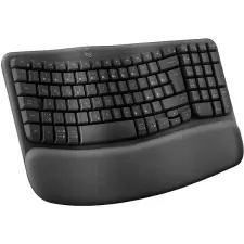 Logitech Wave Keys Wireless Ergonomic Keyboard - US INTL (920-012304)