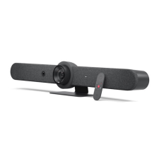 Logitech Webkamera - Rally Bar ConferenceCam rendszer (3840x2160 képpont, 90°-os látótér, mikrofon Ultra HD, fekete) webkamera
