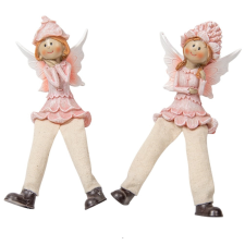  Lógólábú tündér poly rózsaszín M9cm dekorációs kellék