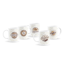  Logós kávés bögre kollekció (5 db) bögrék, csészék