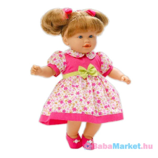 Loko : hajas baba nyári ruhában - 39 cm játékfigura