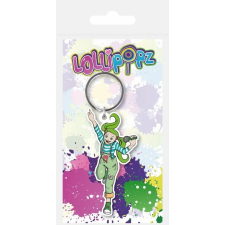 Lollipopz gumis kulcstartó zöld kulcstartó