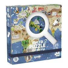 LONDJI mikro puzzle, Kontinensek, 600 db puzzle, kirakós
