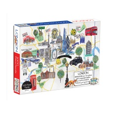  London Map 1000 Piece Puzzle – Hennie Galison idegen nyelvű könyv