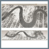  London Szürke-Fehér Ombre Mintás 160x220 Szőnyeg 02105A-VIZON-160220