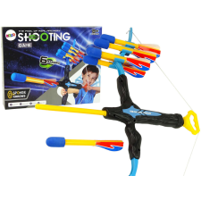 Longbow 6 lövéses sport íj gyerekeknek Kék és Fekete 10434 katonásdi