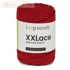 Loop&#039;ncraft XXLace zsinórfonal, 4mm - Piros rövidáru