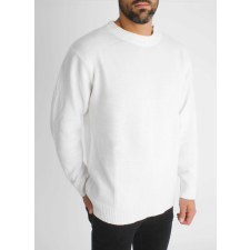 Loose-fitting White Sweatshirt - fehér kötött pulóver - Méret: XL férfi pulóver, kardigán