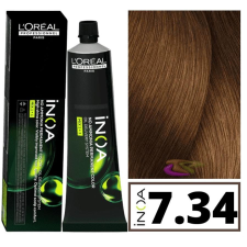 LOREAL INOA ammóniamentes hajfesték 7.34 hajfesték, színező