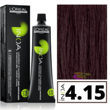 Loreal Professionel Loreal INOA ammóniamentes hajfesték 4.15 hajfesték, színező