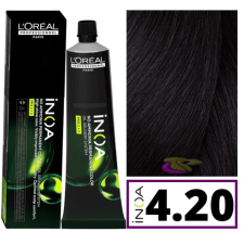Loreal Professionel Loreal INOA ammóniamentes hajfesték 4.20 hajfesték, színező