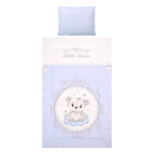  Lorelli 3 részes ágynemű garnitúra - Little Bear Blue babaágynemű, babapléd