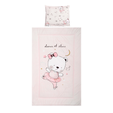  Lorelli 3 részes ágynemű garnitúra - Pink Ballerina Bear babaágynemű, babapléd