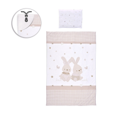 Lorelli 5 részes ágynemű garnitúra - Honey Bunny Beige babaágynemű, babapléd