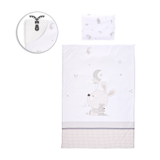 Lorelli 5 részes ágynemű garnitúra - Little Rabbits Grey babaágynemű, babapléd