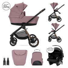 Lorelli Bianca 3az1-ben újszülött babakocsi - Pink (2doboz) babakocsi