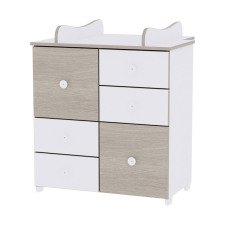 Lorelli Cupboard pelenkázó komód - White & Amber -új pelenkázó