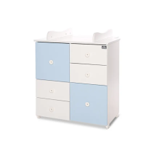  Lorelli Cupboard pelenkázó komód - White &amp; Baby Blue pelenkázó