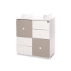  Lorelli Cupboard pelenkázó komód - White & String