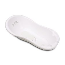  Lorelli Kád 100 kád leeresztő dugóval csúszásgátlóval - Little Stars White babafürdőkád