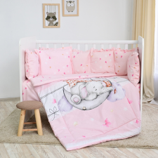 Lorelli Lorelli 5 részes ágynemű garnitúra - Butterflies Pink babaágynemű, babapléd