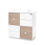 Lorelli Lorelli Cupboard pelenkázó komód - White & Amber ÚJ