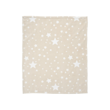 Lorelli Lorelli Polár takaró 85x100 cm - Beige Stars babaágynemű, babapléd