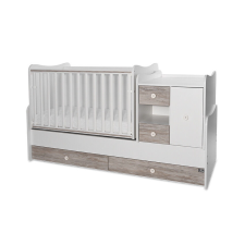 Lorelli Mini Maxi kombi ágy 190x72 - White Artwood New kiságy, babaágy