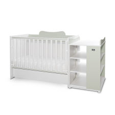 Lorelli Multi kombi ágy 190x72 - White Milky Green kiságy, babaágy