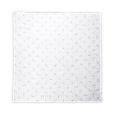Lorelli Muszlin takaró 80x80 cm - Grey Floral babaágynemű, babapléd