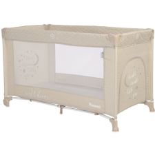 Lorelli Noemi 1 fix utazóágy - Fog Beige Star utazóágy