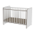 Lorelli Sweet Dream kiságy 60x120 - White &amp; Coffee / Fehér &amp; Kávé