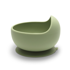 Lorelli szilikon tál tapadókoronggal - Fresh Green babaétkészlet