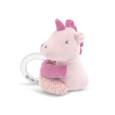 Lorelli Toys Plüss gyűrűs játék - Pink Unikornis készségfejlesztő