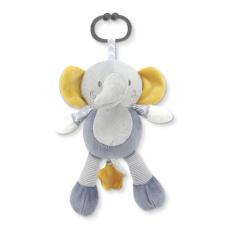 Lorelli Toys plüss zenélő játék - Szürke Elefánt készségfejlesztő