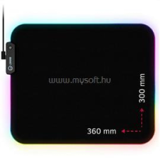 LORGAR Steller 913 360x300x3mm fekete egérpad (LRG-GMP913) egérpad