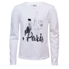 Losan Girl in PARIS hosszú ujjú póló/felső strasszokkal 14 év (164 cm) gyerek póló